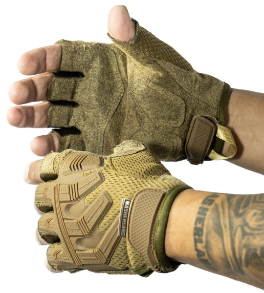 Guantes Tácticos Cortos  - Coyote